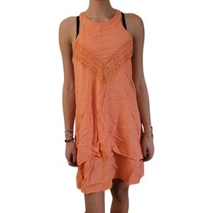 Altar'd State Coral Jacey Sleeveless Dress S⭐